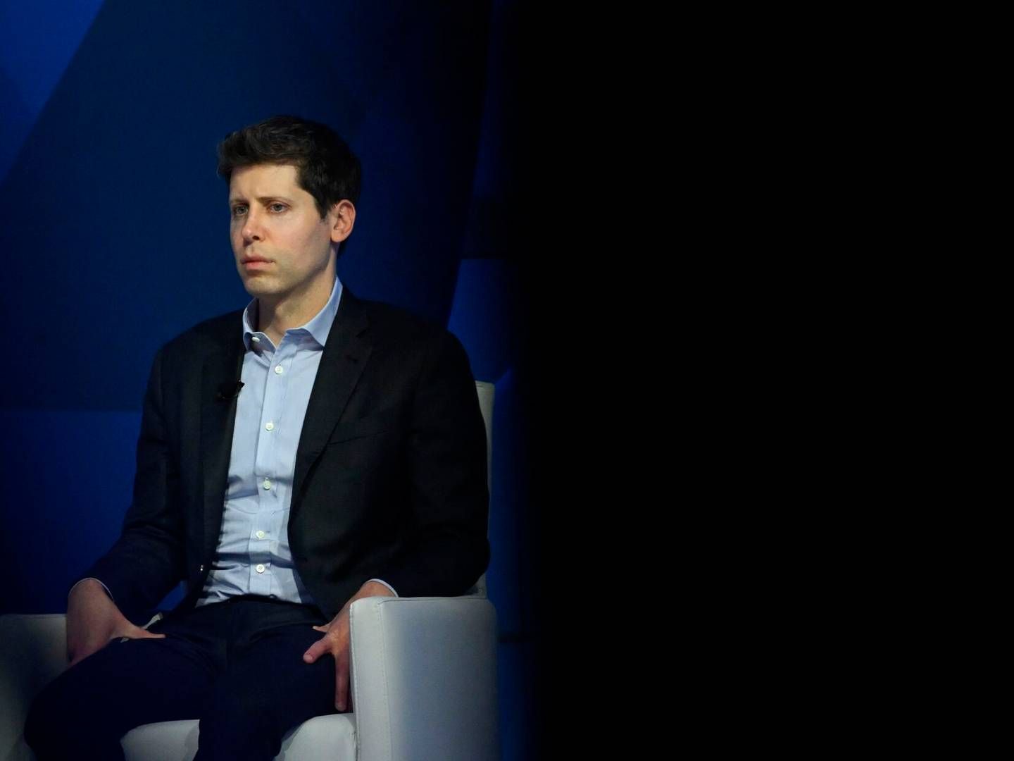 Den fyrede OpenAI-direktør Sam Altman bliver en del af virksomheden Microsoft. | Foto: Andrew Caballero-Reynolds/AFP/Ritzau Scanpix