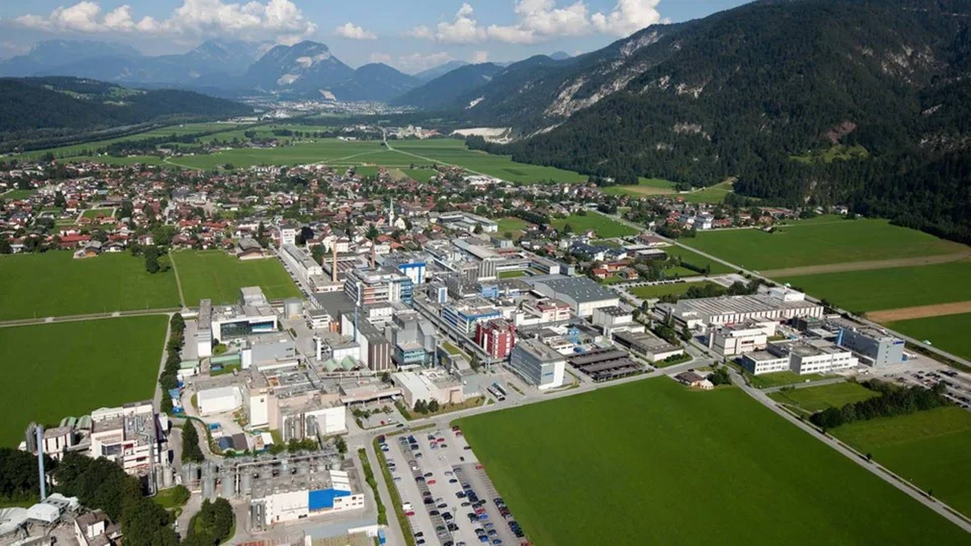 Sandoz' antibiotic production facilities in the Austrian town of Kundl before the new antibiotic production plant. | Photo: Sandoz/PR