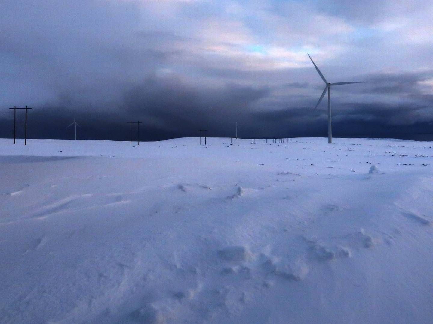 ILLUSTRASJONSBILDE: Fra Raggovidda vindkraftpark i Berlevåg kommune i Finnmark. | Foto: Linda Sandvik