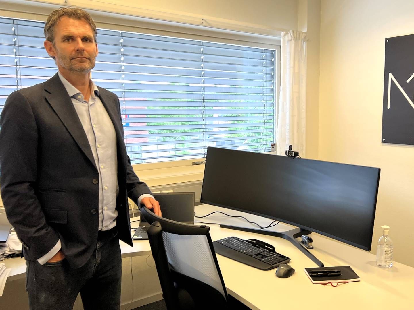 RASK FORFREMMELSE: Johan Linn ble i januar ansatt som administrerende direktør i Næringsbanken. Linn kom da fra stillingen som kredittsjef i samme bank, en stilling han startet opp i fire måneder tidligere. | Foto: Gaute Freng / Ringsaker Blad