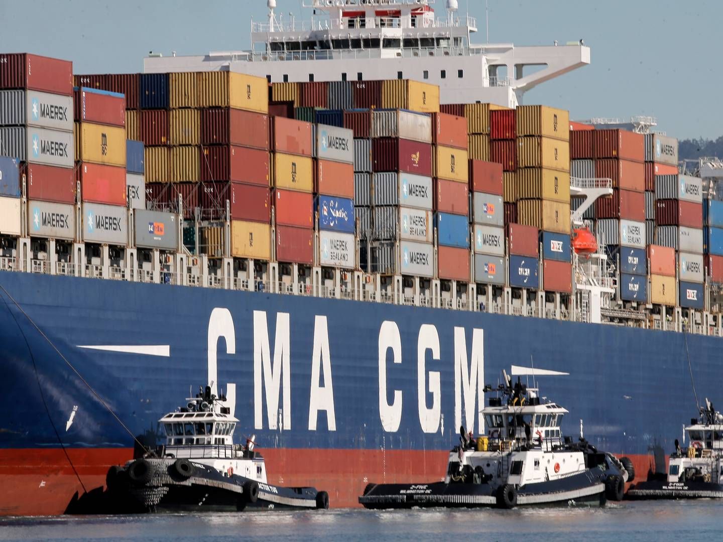 CMA CGM reagerer på, at Panamakanalen har øget gebyret for at sejle igennem kanalen og begrænset antallet af skibspassager. | Foto: Michael Macor/AP/Ritzau Scanpix