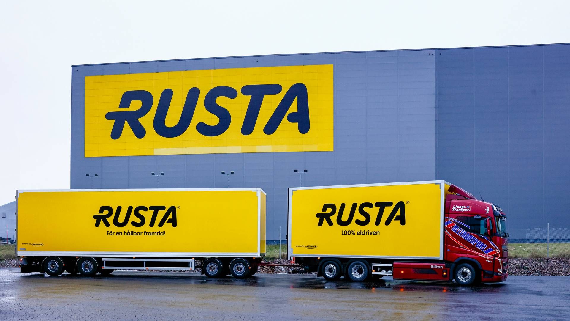 UTSLIPPSFRI: Rusta begynner med utslippsfri varetransport. | Foto: Rusta