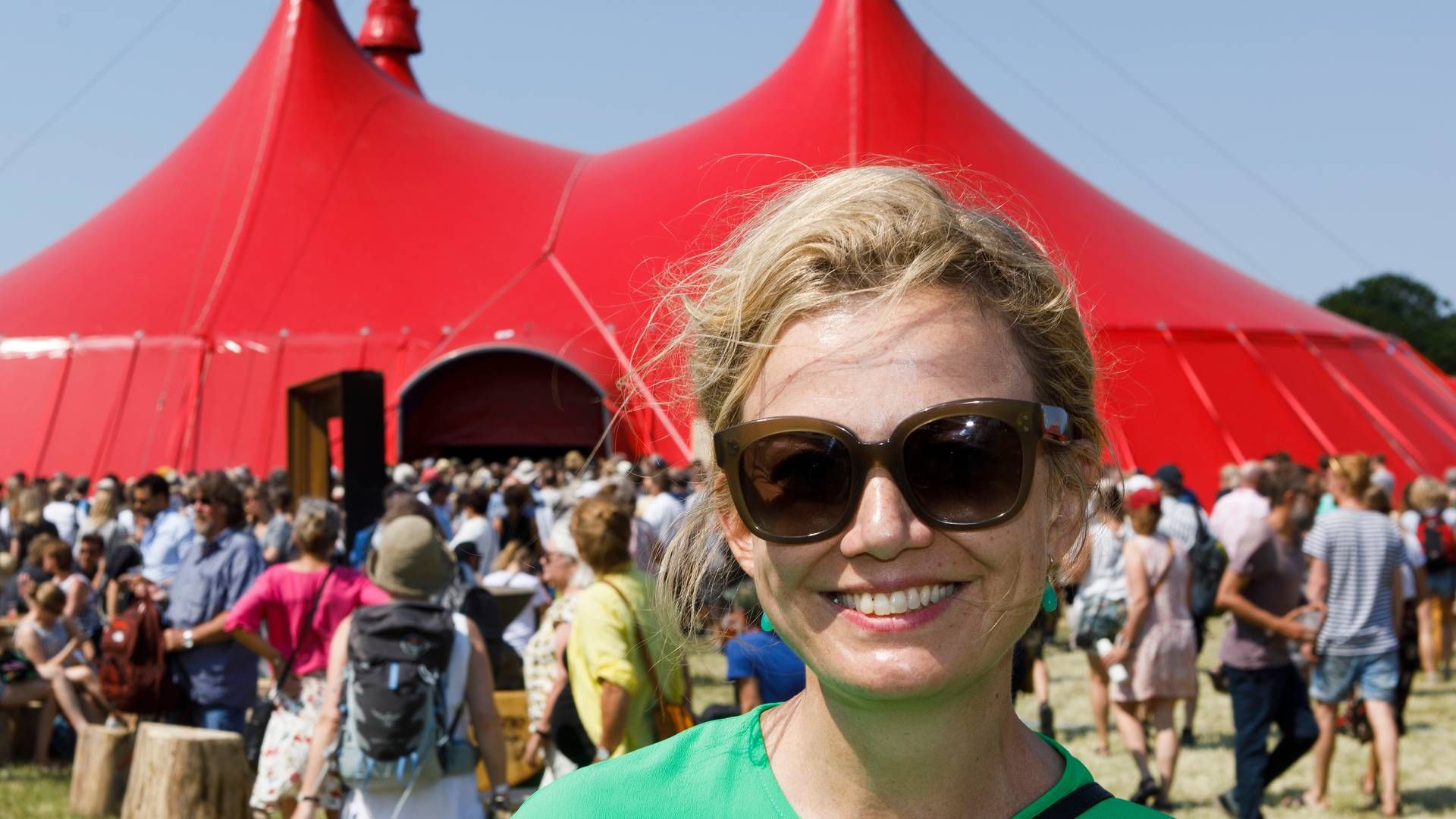 Caroline Søeborg Ahlefeldt på Heartland-festivalen. | Foto: Per Lange