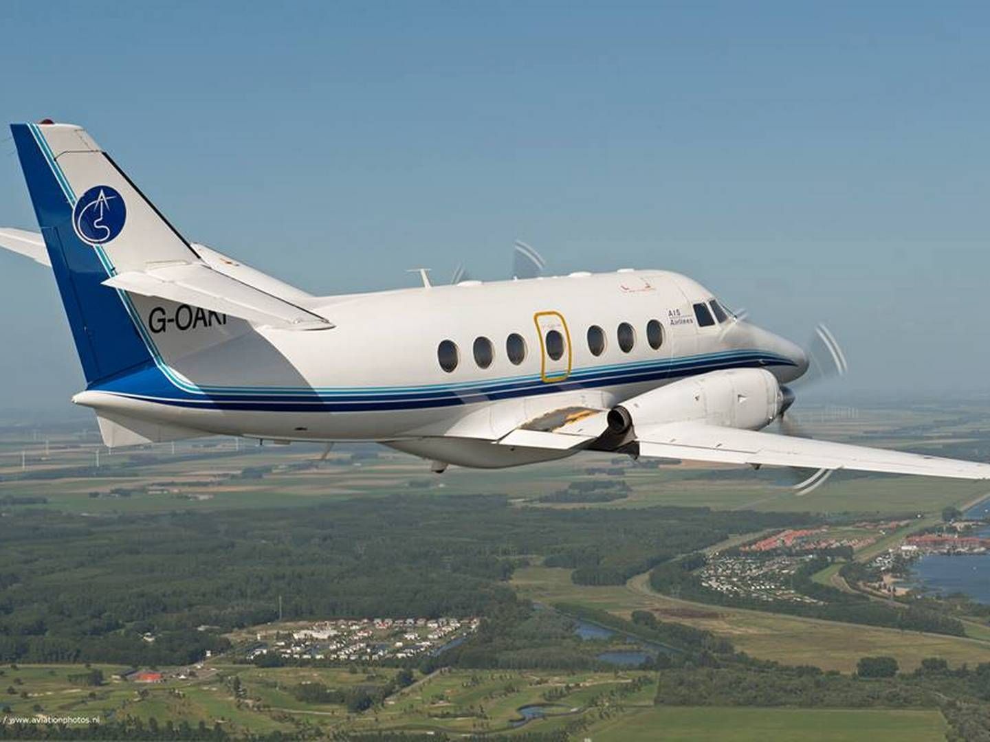 Hollandske AIS Airlines flyver med 19-sæders fly, men har i første måned blot haft fem passagerer med per afgang i gennemsnit. | Foto: Ben Ullings