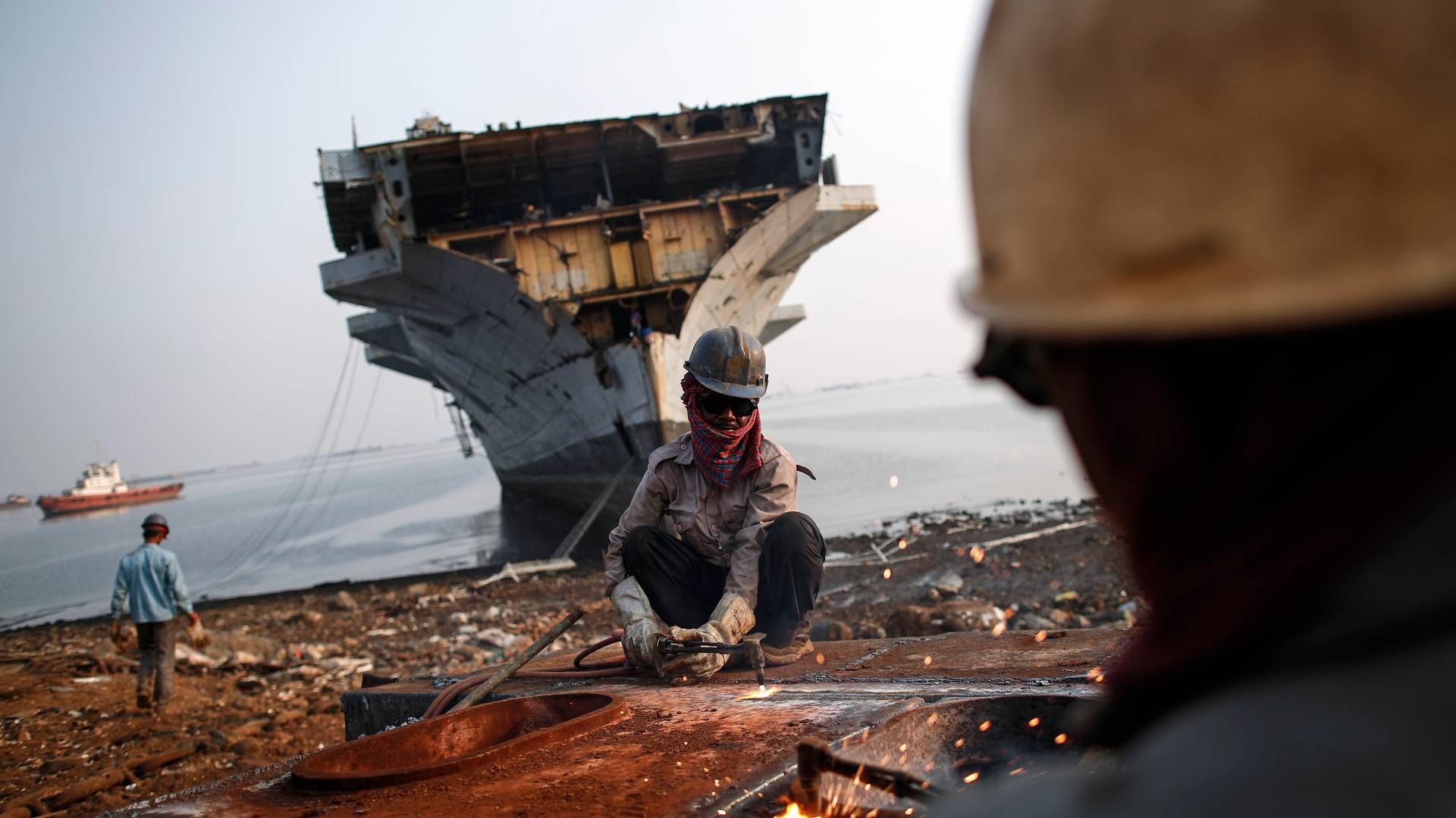 File photo. Among other reasons, the shipbreaking yards in India were not approved by the EU because hospitals were too far away from the sites. | Photo: Danish Siddiqui/Reuters/Ritzau Scanpix