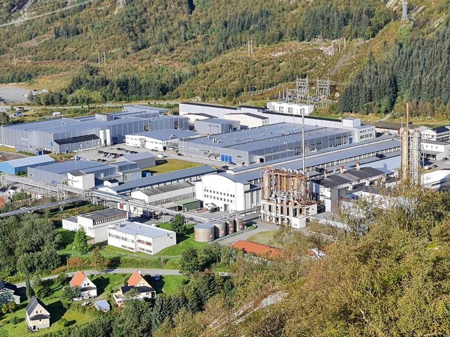 SAMARBEIDER HER: Hydrogen- og amoniakksamarbeidet skal ha base i Glomford Industripark. | Foto: Glomfjord Industripark