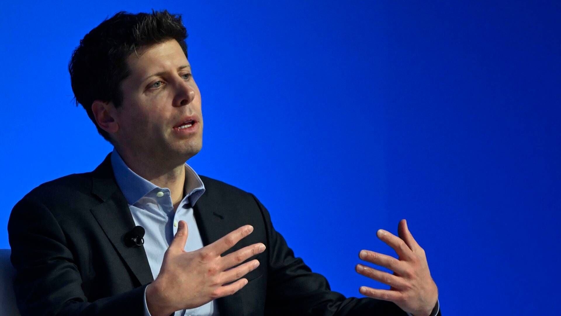 Sam Altman er på under en uge blevet fyret fra OpenAI, ansat på Microsoft og genansat på OpenAI. Arkivfoto: Andrew Caballero-Reynolds/AFP/Ritzau Scanpix