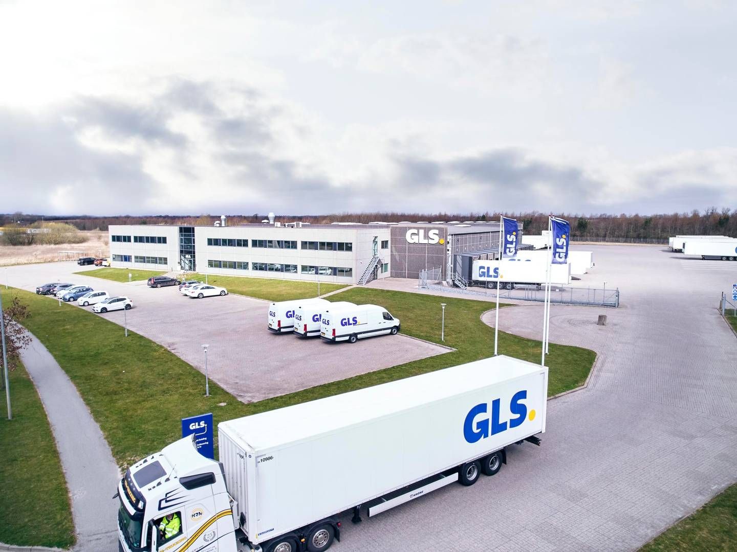 Det nye distributionscenter på Venusvej i Kolding kommer særligt de sønderjyske forbrugere til gode. | Foto: GLS Denmark/Pr