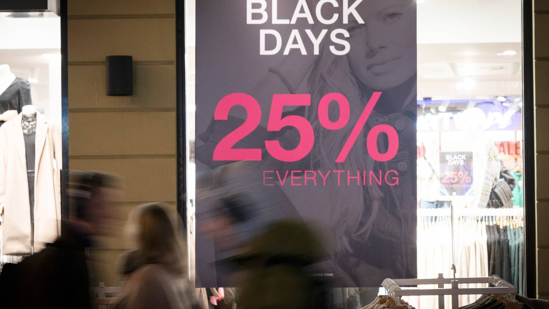 Black Friday 2023 slår alle rekorder. | Foto: Erik Flaaris Johansen/NTB/Ritzau Scanpix