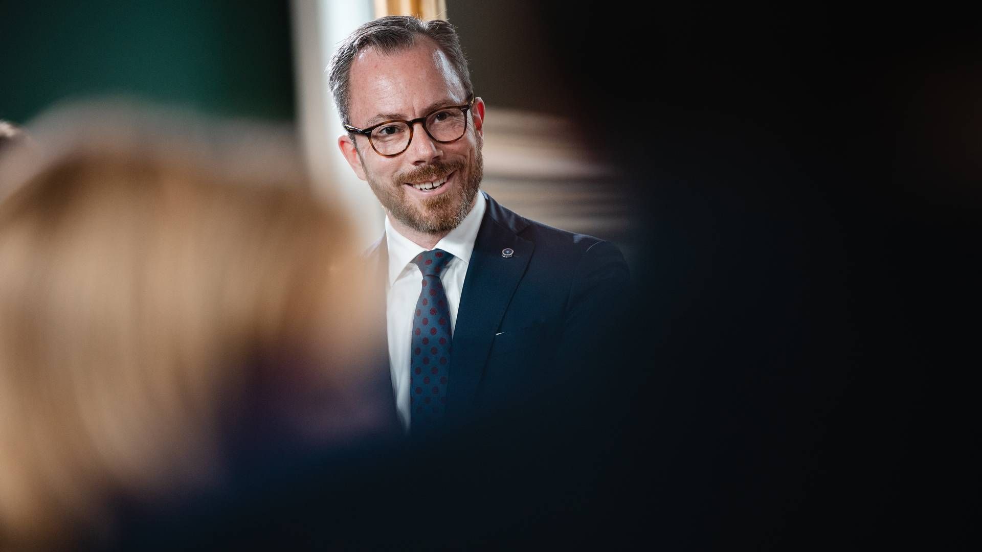 Miljøminister Magnus Heunicke (S), da regeringen i august fremlagde sit finanslovsforslag. | Foto: Jonathan Damslund