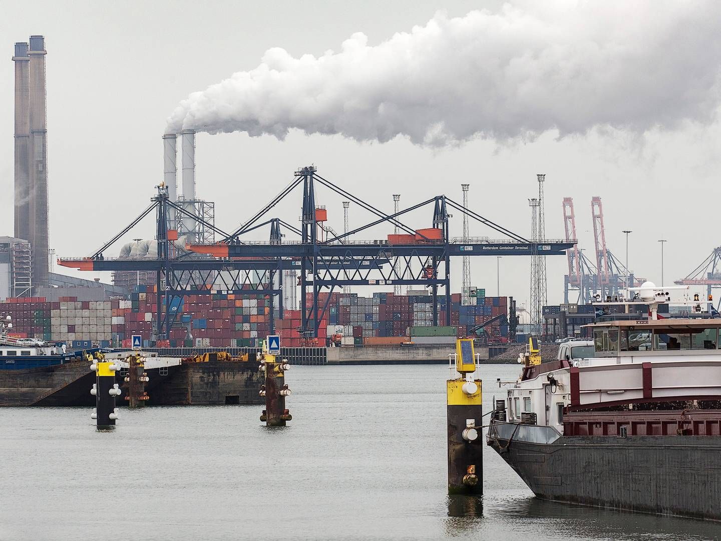 File photo from the Port of Rotterdam, the largest in the EU. | Photo: Michael Kooren/Reuters/Ritzau Scanpix