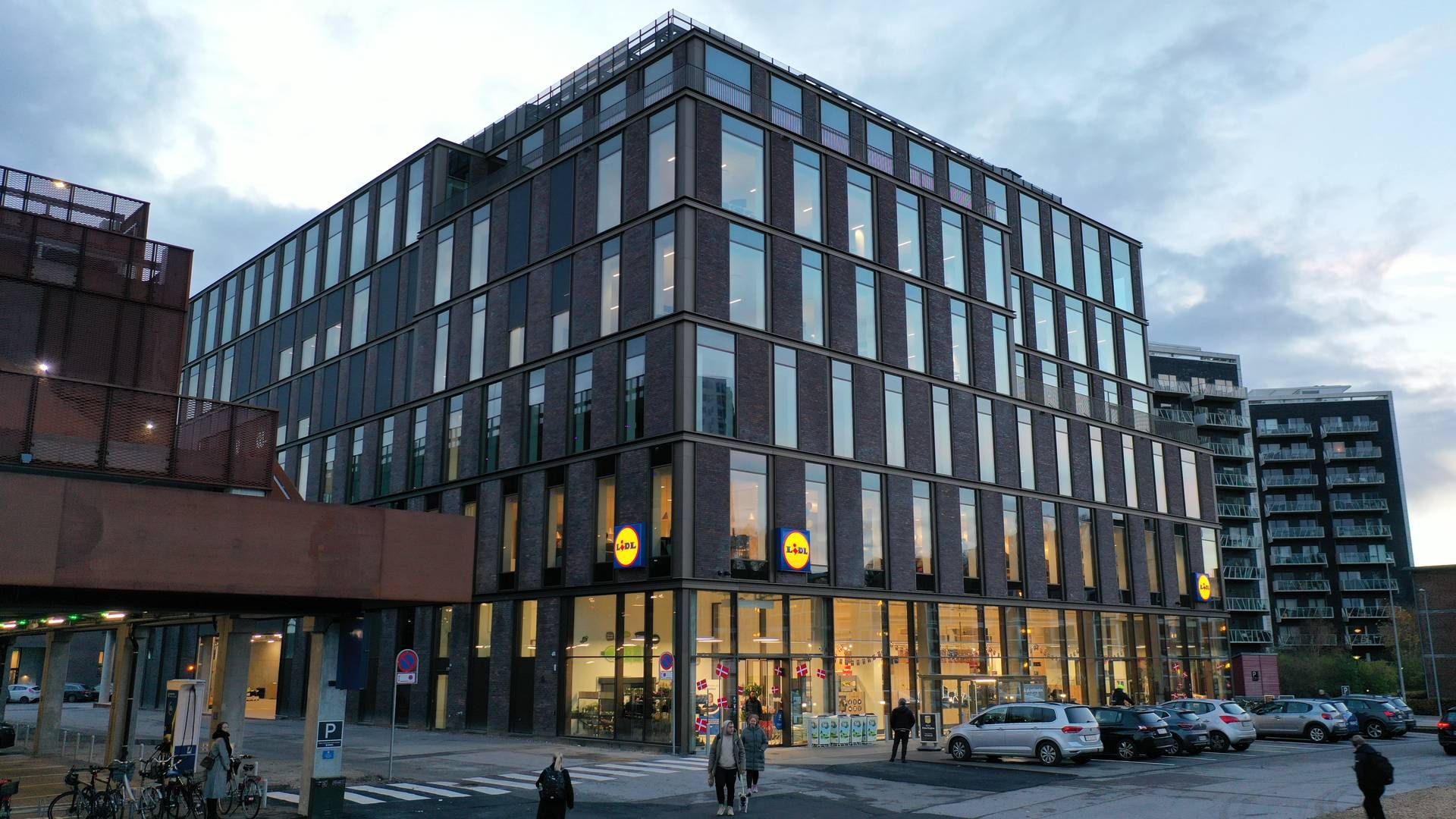 Lidl rykkede i begyndelsen af november ind i sit nye hovedkontor centralt i Aarhus med plads til 350 medarbejdere. | Foto: Lidl / Pr