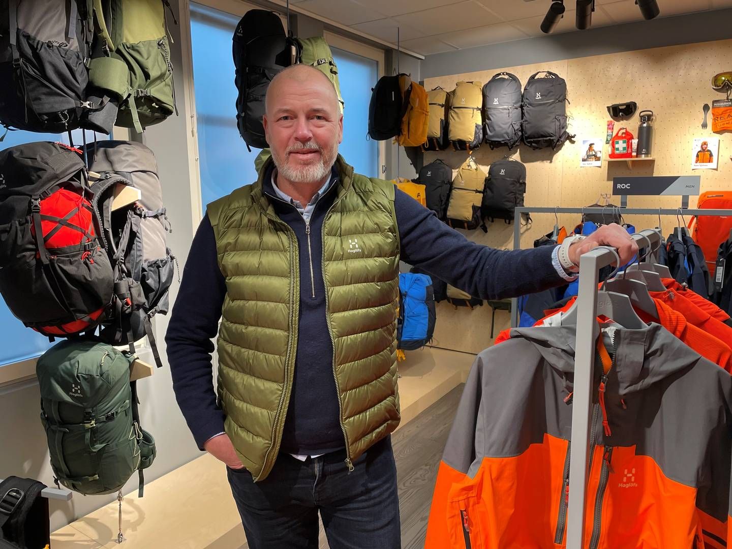 NYE EIERE: Svenske Haglöfs, her med administrerende direktør Fredrik Ohlsson, har fått nye eiere. | Foto: Fredrik Andersson/HandelsWatch