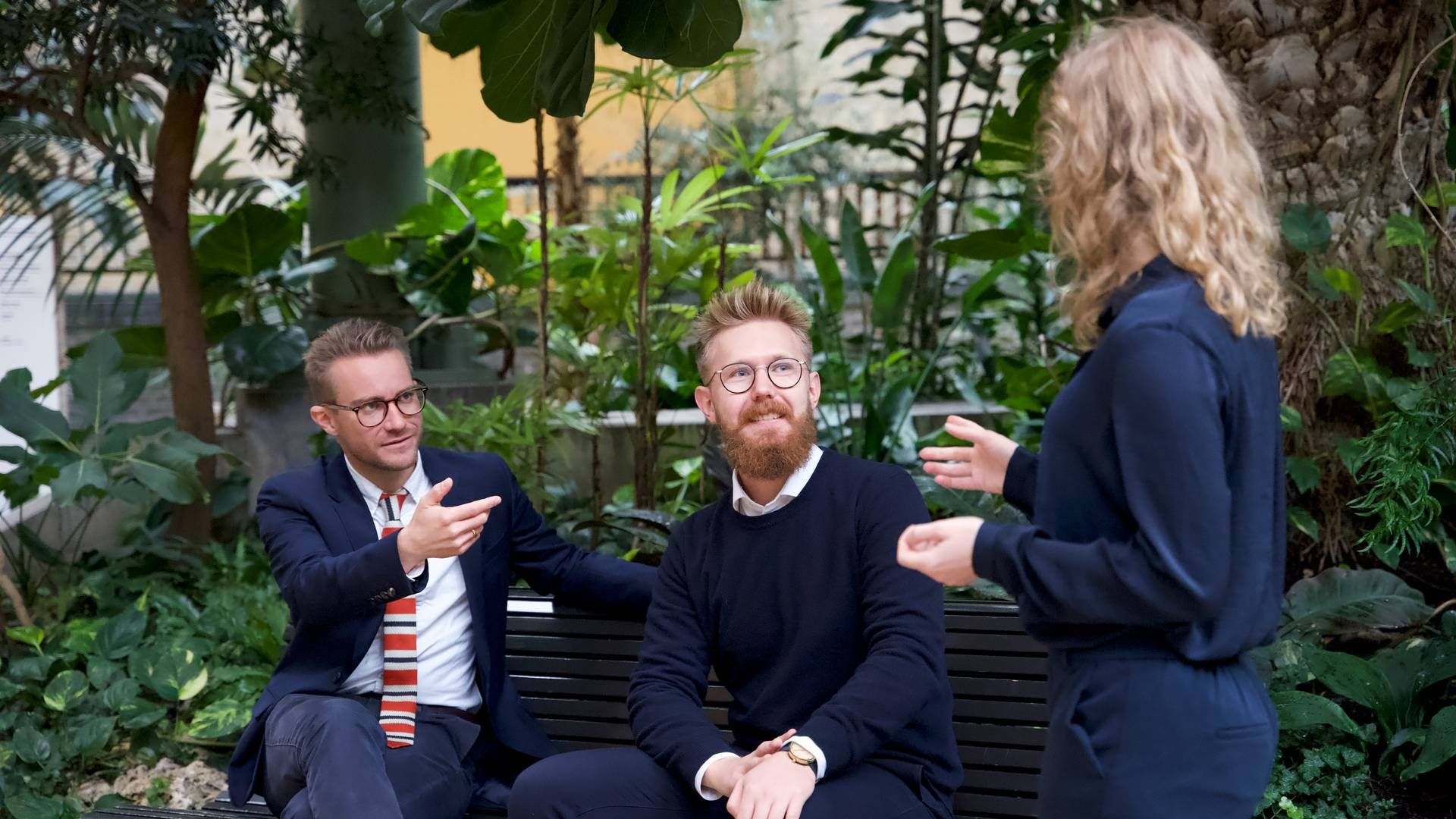 Venomaid, fra venstre: Andreas Hougaard Laustsen-Kiel (medstifter og bestyrelsesmedlem), Jonas Arnold Jürgensen (medstifter og CEO), og Cecilie Knudsen (medstifter og CSO) | Foto: Venomaid Diagnogstics / Pr