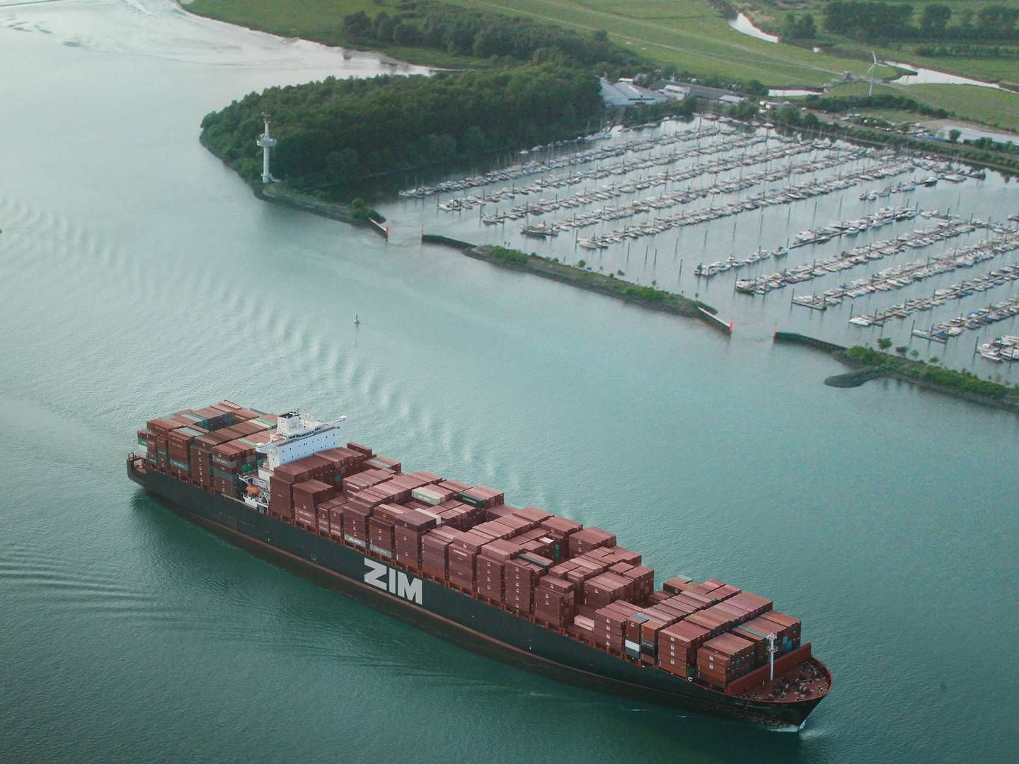 Zim undgår Det Arabiske Hav og Det Røde Hav efter trusler mod sikker transit, oplyser de i en opdatering. | Foto: Zim Integrated Shipping Services