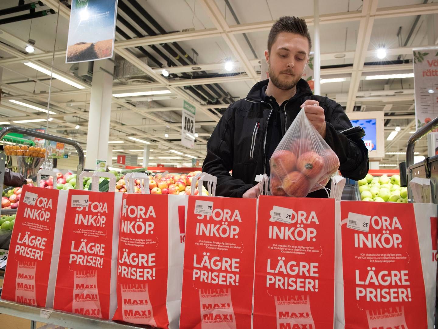 Den svenske inflation blev i december opgjort til 4,4 pct. mod 5,8 pct. i november. | Foto: Pr/jessica Gow/tt