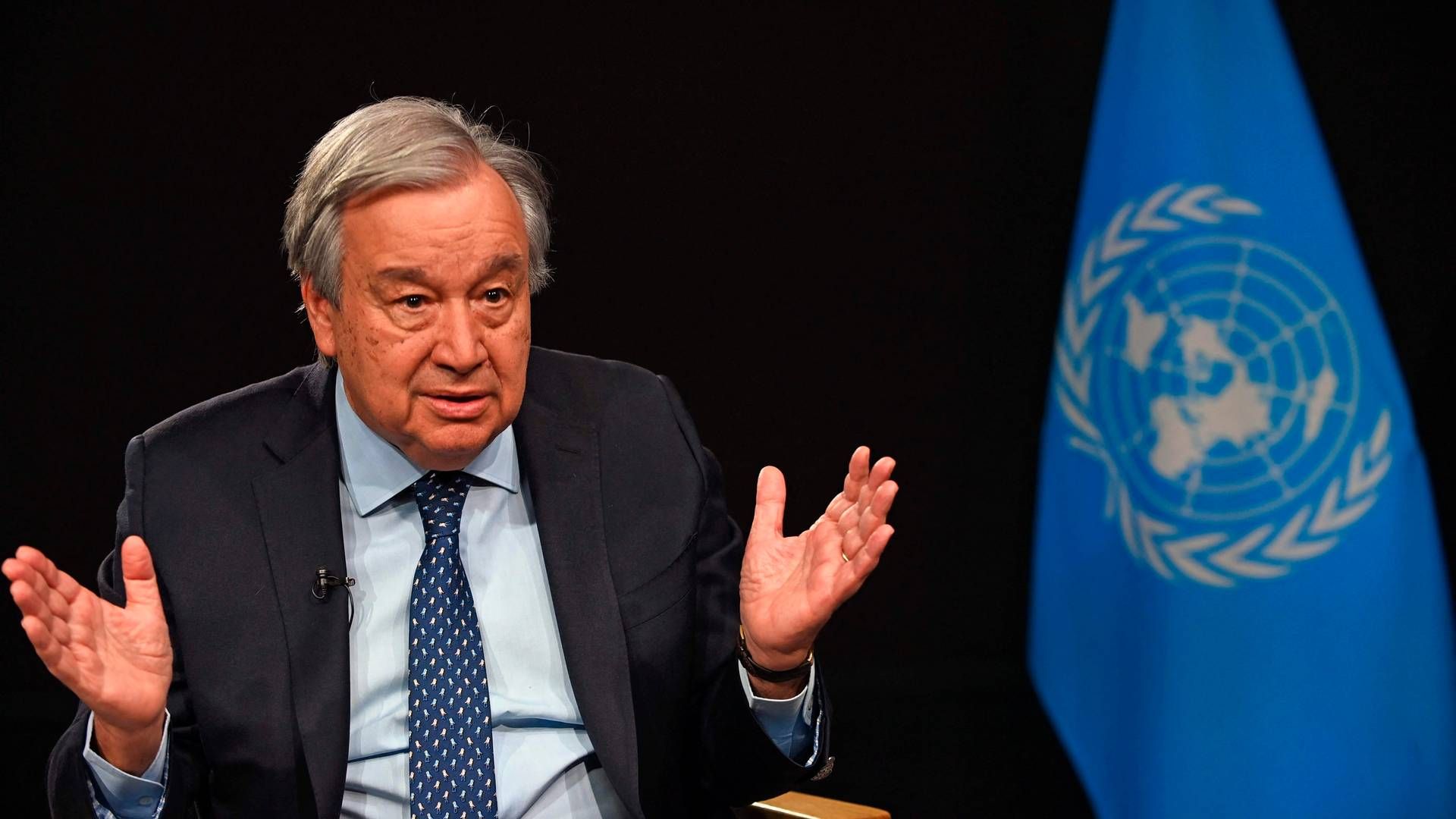 ”Jeg synes, det ville være en skam, hvis vi fortsætter med en vag og ikke-forpligtende udfasning, hvis betydning ikke er tydelig for enhver," siger FN’s generalsekretær, António Guterres. | Foto: Andrea Renault/AFP/Ritzau Scanpix