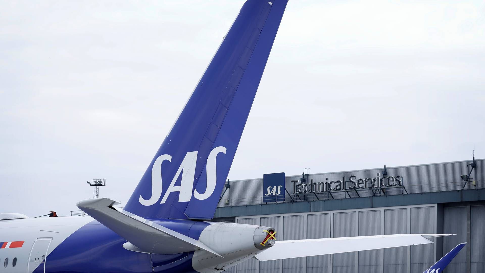 Flyselskabet SAS har torsdag morgen offentliggjort sit regnskab for fjerde kvartal. | Foto: Jens Dresling/Ritzau Scanpix