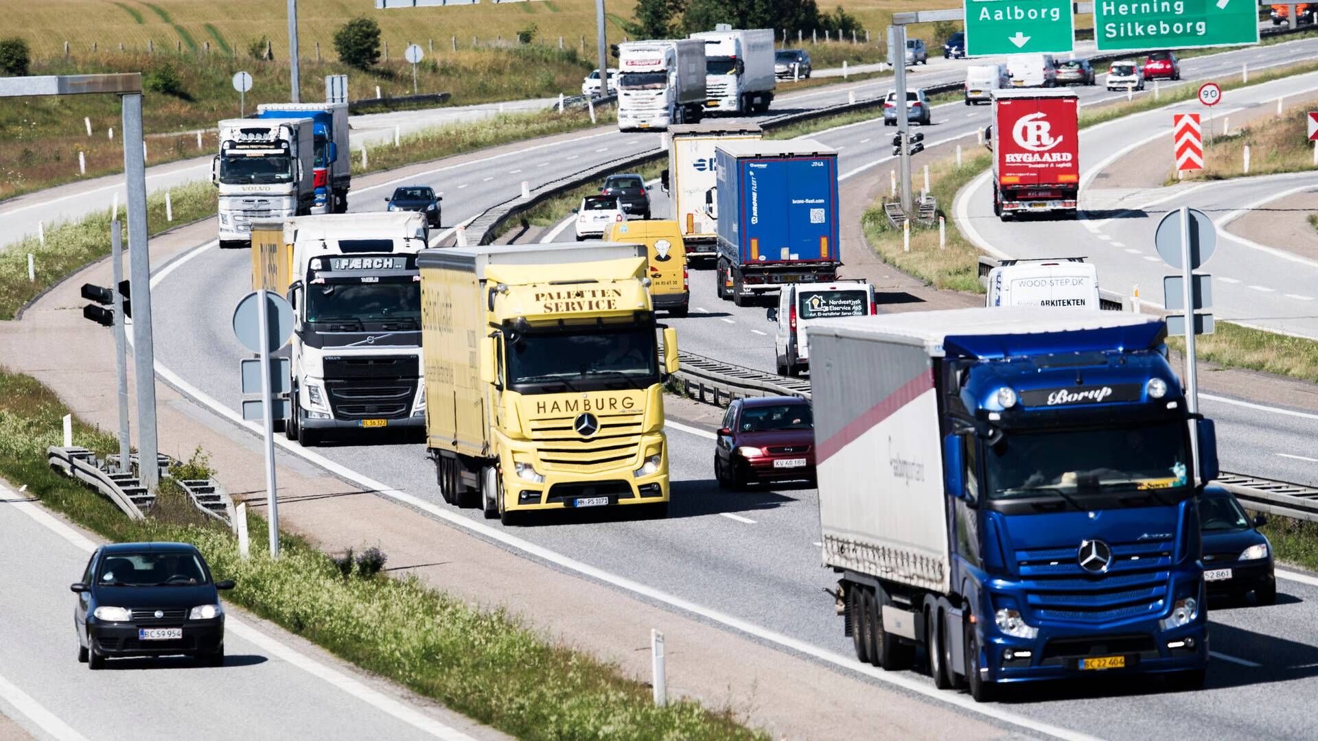 Godschauffører med natarbejde kan fremover forlænge arbejdsdagen fra maksimalt 10 timer til 15 timer. | Foto: Tycho Gregers/Jyllands-Posten/Ritzau Scanpix