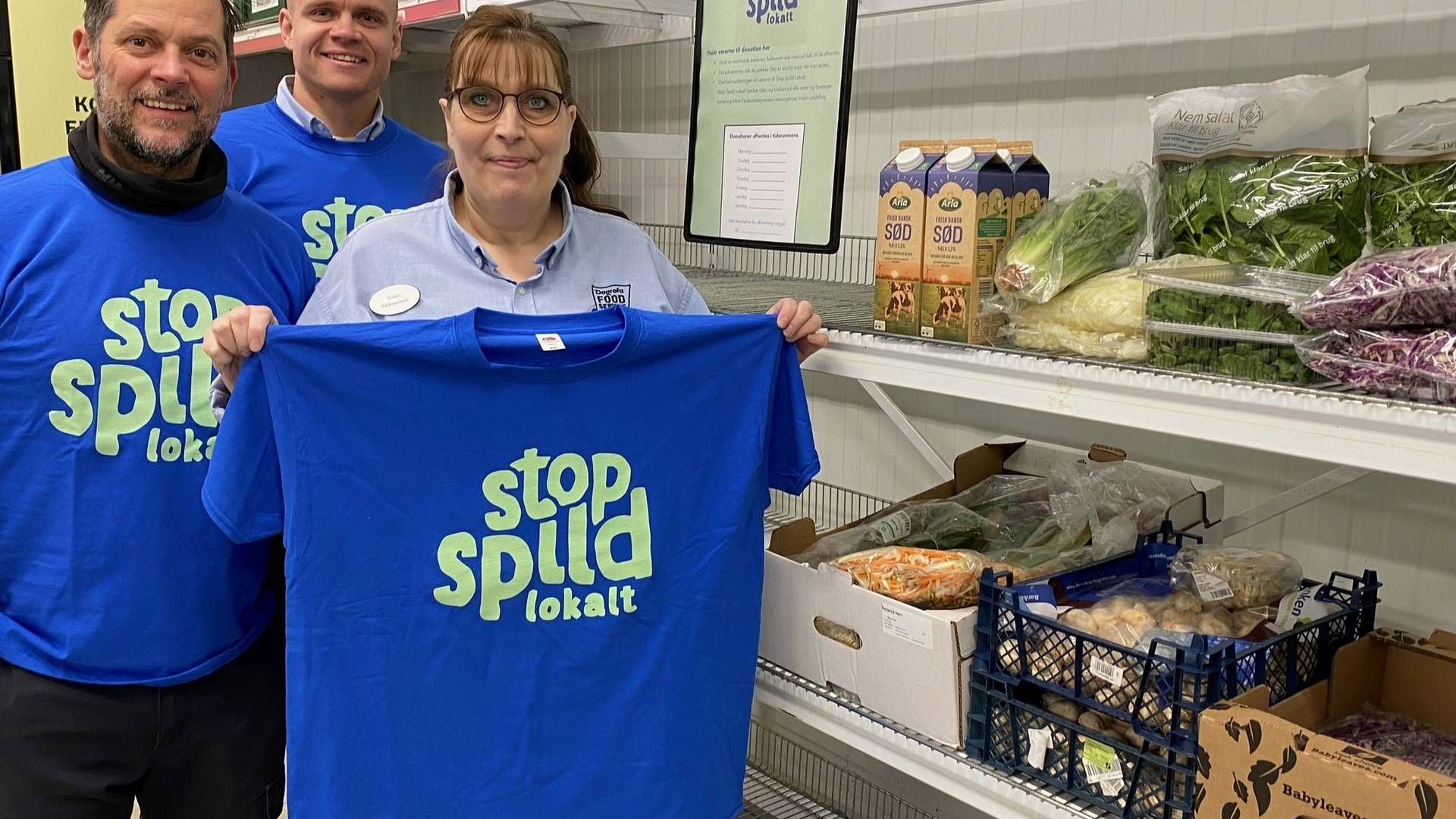 Stop Spild Lokalt og Dagrofa Foodservice har indgået et samarbejde, der skal bekæmpe madspild i 20 butikker. | Foto: Pr/ Dagrofa