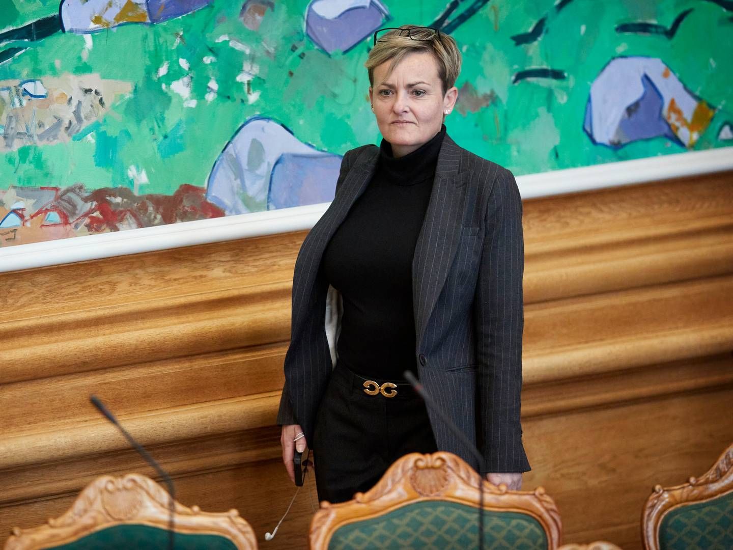 Social- og boligminister Pernille Rosenkrantz-Theil (S) har torsdag præsenteret en bred politisk aftale om familieretssystemet, hvor der afsættes penge til blandt andet at styrke hensyn til barnet i forbindelse med brud og skilsmisse. | Foto: Jens Dresling