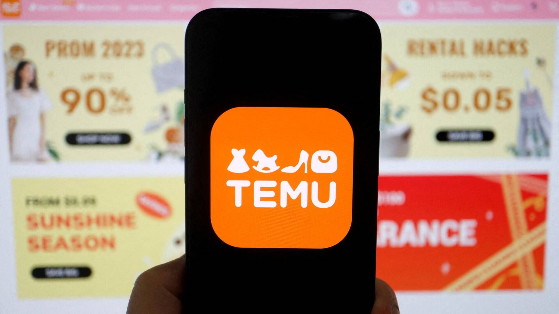 Temu er en del af den kinesiske onlinekoncern PDD Holdings, som er børsnoteret i USA og er mest kendt for sin onlineplatform Pinduoduo | Foto: Florence Lo/Reuters/Ritzau Scanpix