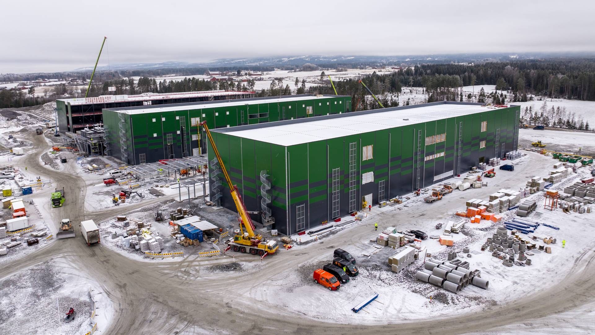 Tiktok har fået overdraget den første af i alt tre bygninger, som udgør selskabets nye datacenter i Norge. | Foto: Tiktok
