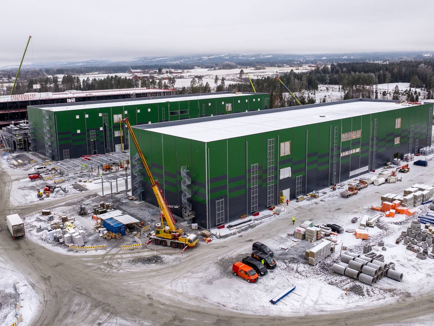 Tiktok har fået overdraget den første af i alt tre bygninger, som udgør selskabets nye datacenter i Norge. | Foto: Tiktok