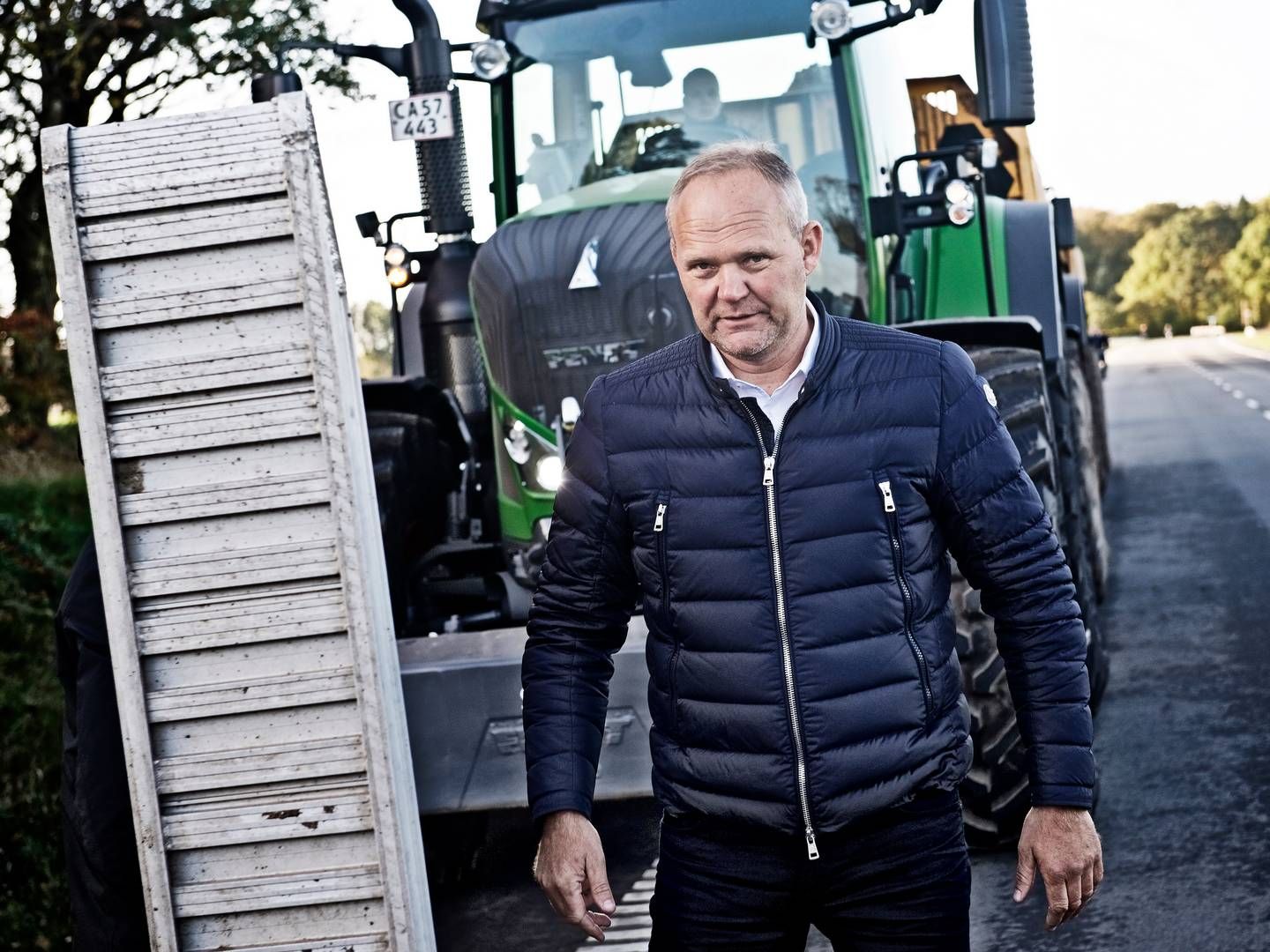 Martin Lund Madsen står bag en stor svineproduktion i Vestjylland. | Foto: Christer Holte