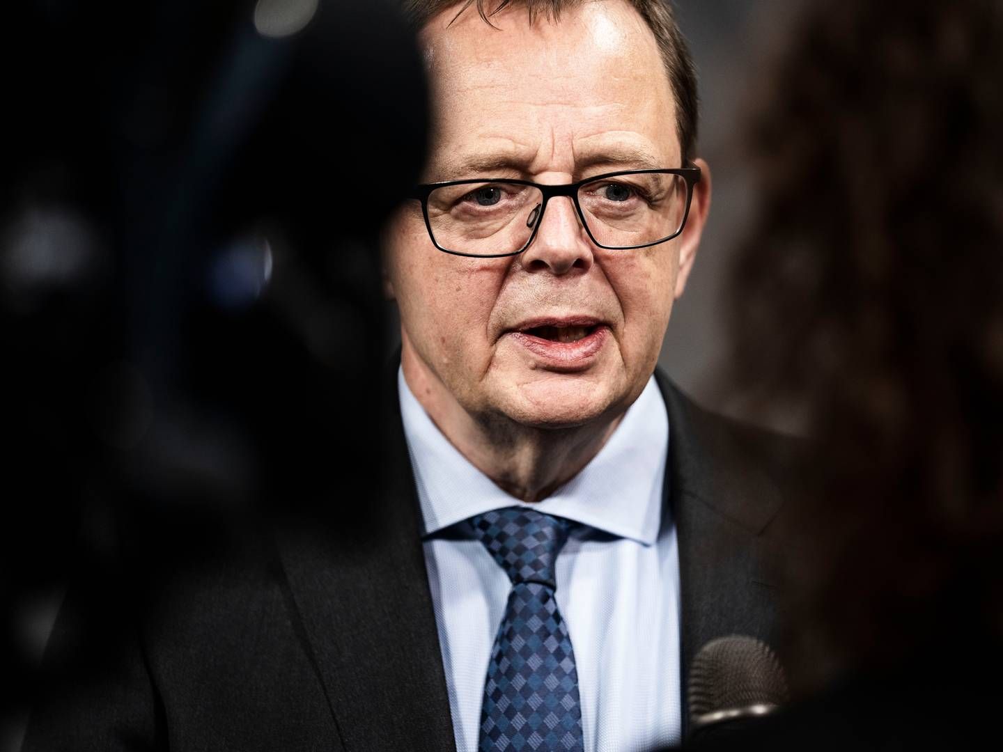 Nationalbankdirektør Christian Kettel Thomsen er formand for Det Systemiske Risikoråd, der har anbefalet det øgede kapitalkrav. | Foto: Thomas Traasdahl