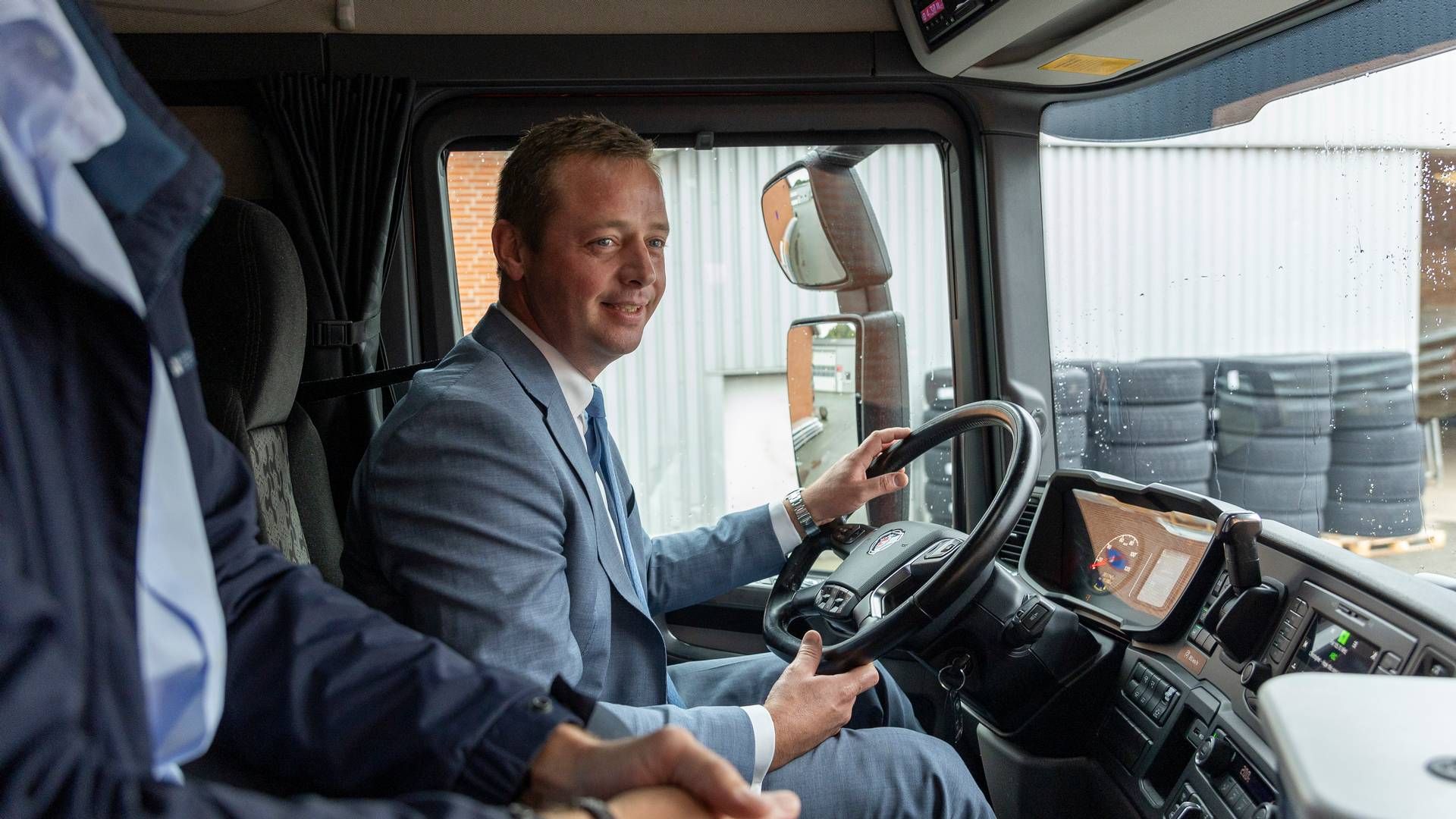 Transportminister Thomas Danielsen (V). | Foto: Benny Kjølhede