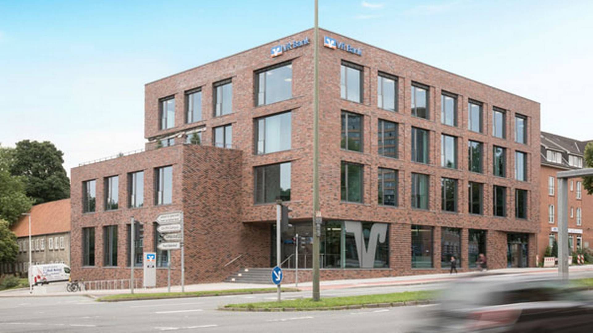 Der Sitz der VR Bank Nord in Flensburg. | Foto: VR Bank Nord