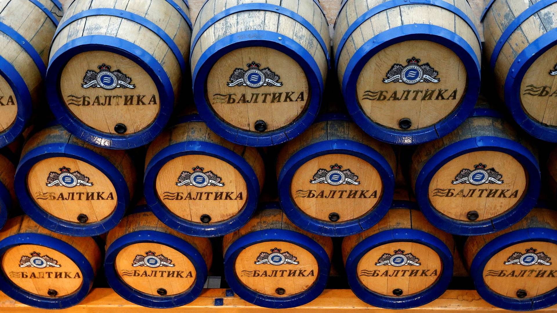 Værdierne af Carlsbergs russiske bryggerier under Baltika-mærket er allerede nedskrevet til nul. | Foto: Alexander Demianchuk/Reuters/Ritzau Scanpix