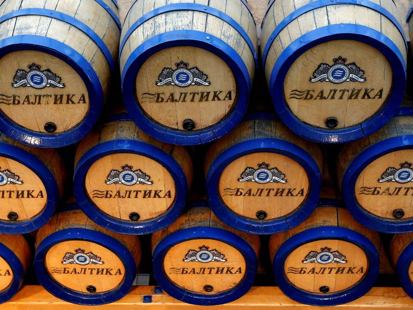 Værdierne af Carlsbergs russiske bryggerier under Baltika-mærket er allerede nedskrevet til nul. | Foto: Alexander Demianchuk/Reuters/Ritzau Scanpix