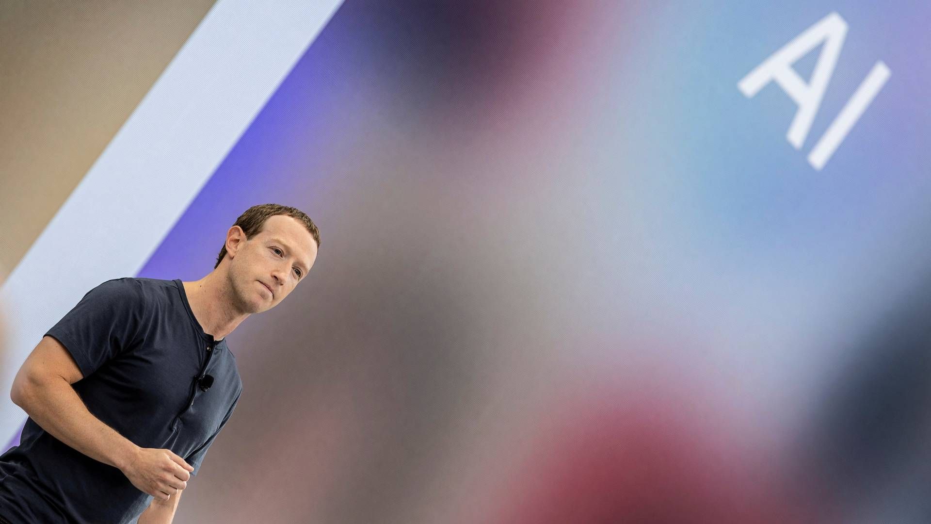 Mark Zuckerberg står i spidsen for Meta. Her er målet, at så mange af Metas AI-genererede billeder som muligt skal vandmærkes.