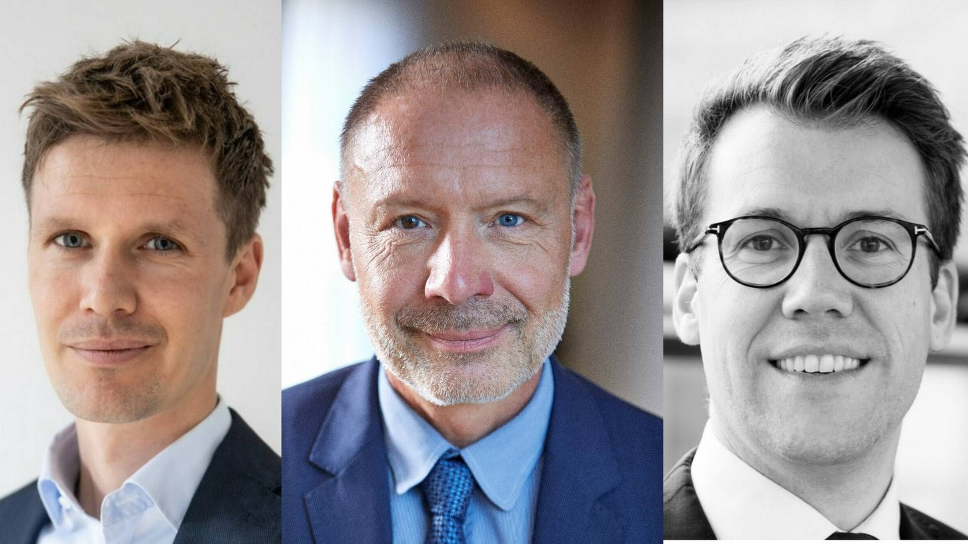 From left: Johannes Bill Ladegaard, Head of Alternatives and Private Capital at PBU, Peter Lindegaard, CIO at Industriens Pension and Peter Tind Larsen, Head of Alternative Investments at PFA | Photo: PR/PBU/IP/PBU