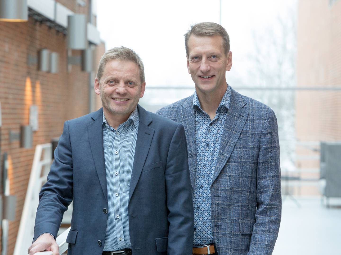 Formand Søren F. Overgaard (til venstre) og direktør Uffe Wiborg (til højre) | Foto: Dangris / PR