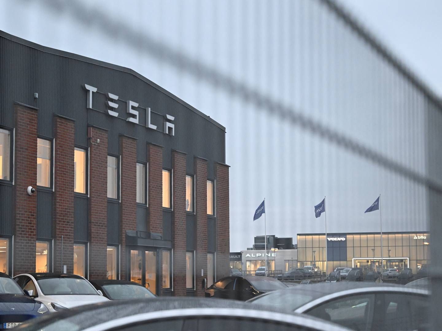 Et svensk Tesla Service Center | Foto: TT News Agency/Reuters/Ritzau Scanpix
