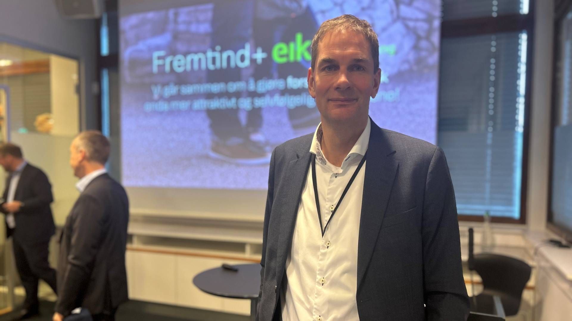 SYNERGIER: Styreleder i Eika Forsikring, Sverre V. Kaarbøe ønsker å hente ut opp mot 930 millioner kroner i synergier i nye Fremtind Forsikring. | Foto: Trym Isaksen