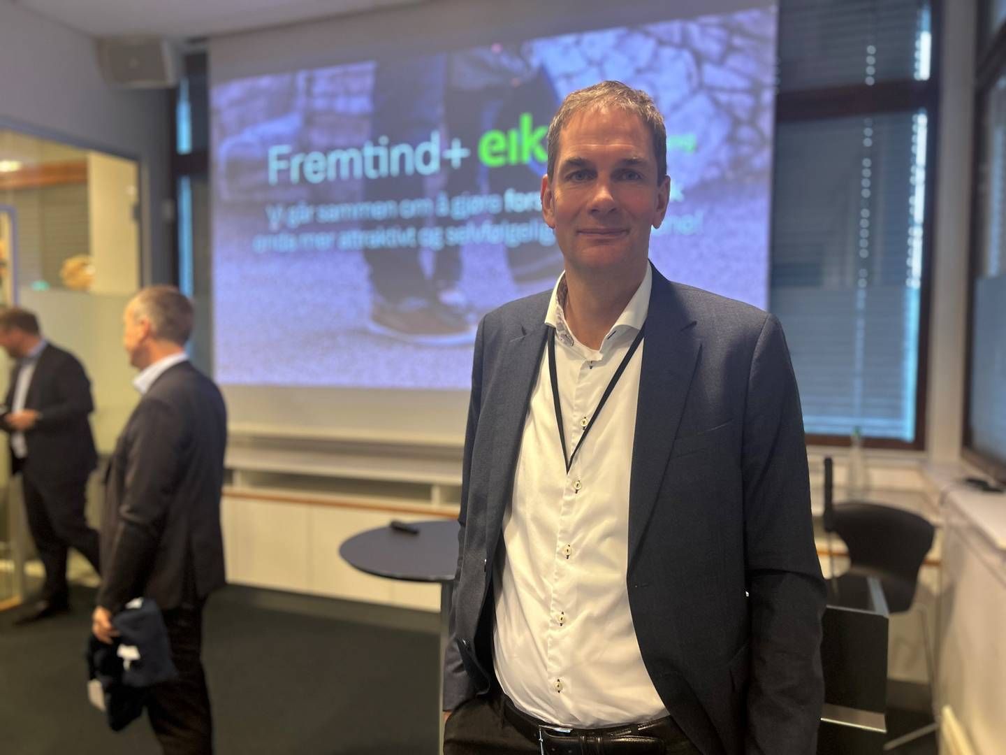 ØKTE SKADER: Finansdirektør i Eika Gruppen, Sverre Kaarbøe, forteller om et vanskelig år for Eika Forsikring.