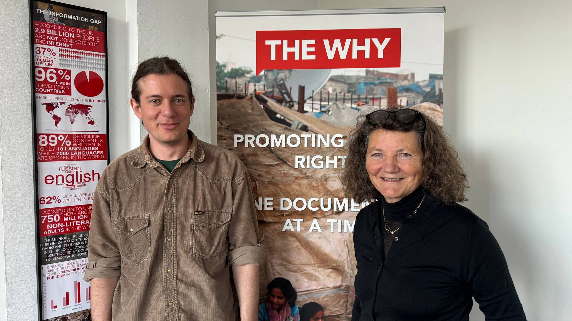 Mette Hoffmann Meyer er direktør i The Why Foundation. Martin Lange er redaktør. | Foto: The Why Foundation