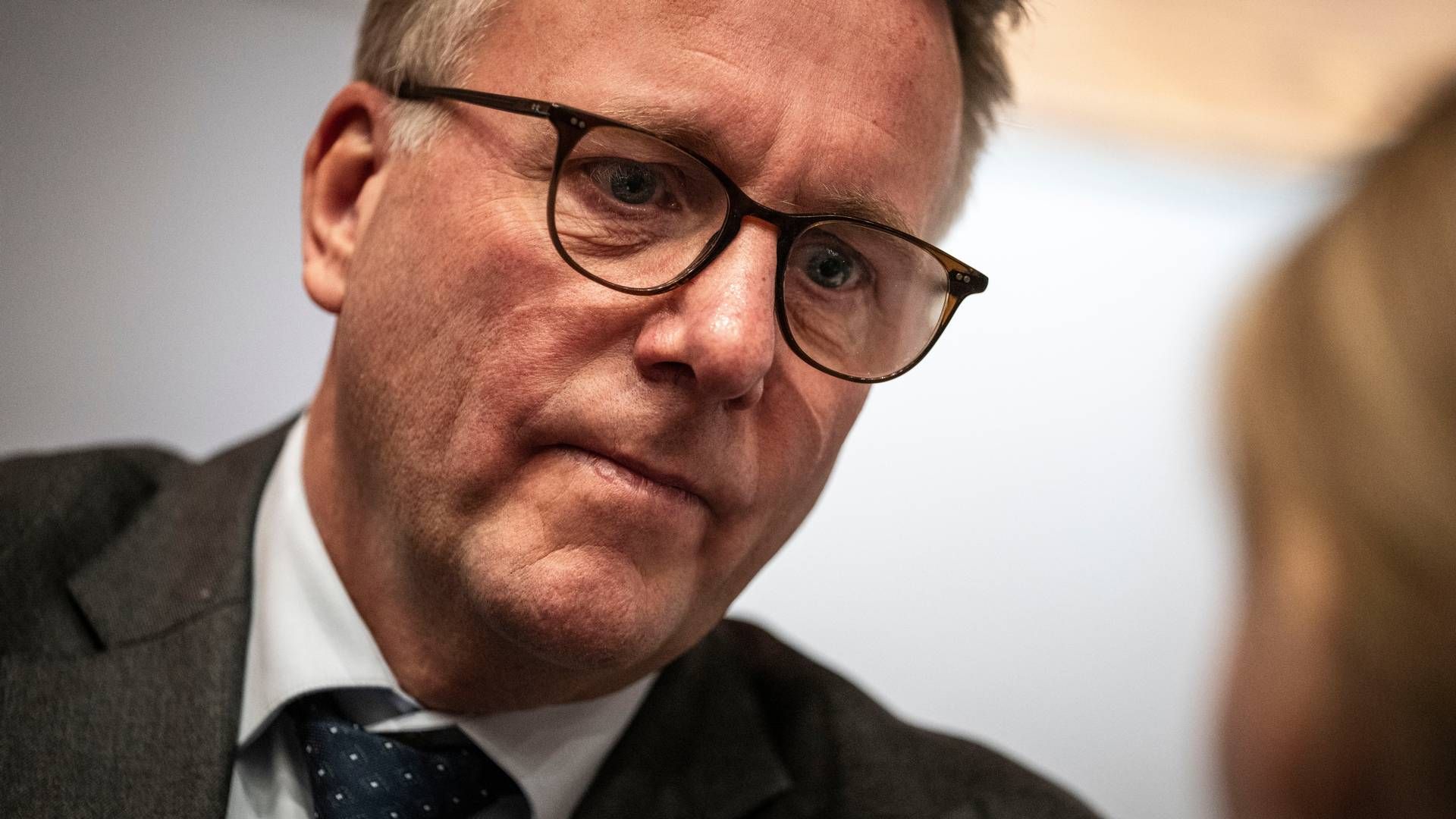 Erhvervsminister Morten Bødskov (S) ønsker sig mere af pengeinstitutters rådgivning til privatkunder om muligheden for højere rente på deres indlån. | Foto: Thomas Traasdahl