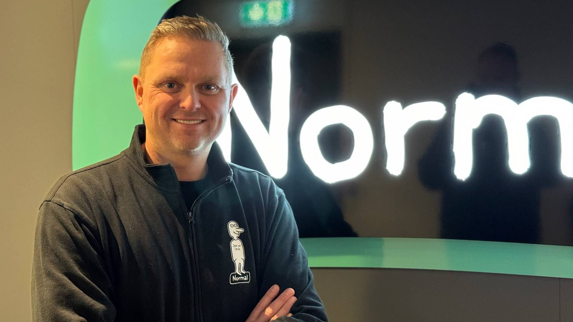 FORNØYD: Norges-sjef Thomas Harsvik i Normal er fornøyd med utviklingen av Normal her i landet, og satser på ytterligere vekst i 2024. | Foto: Normal