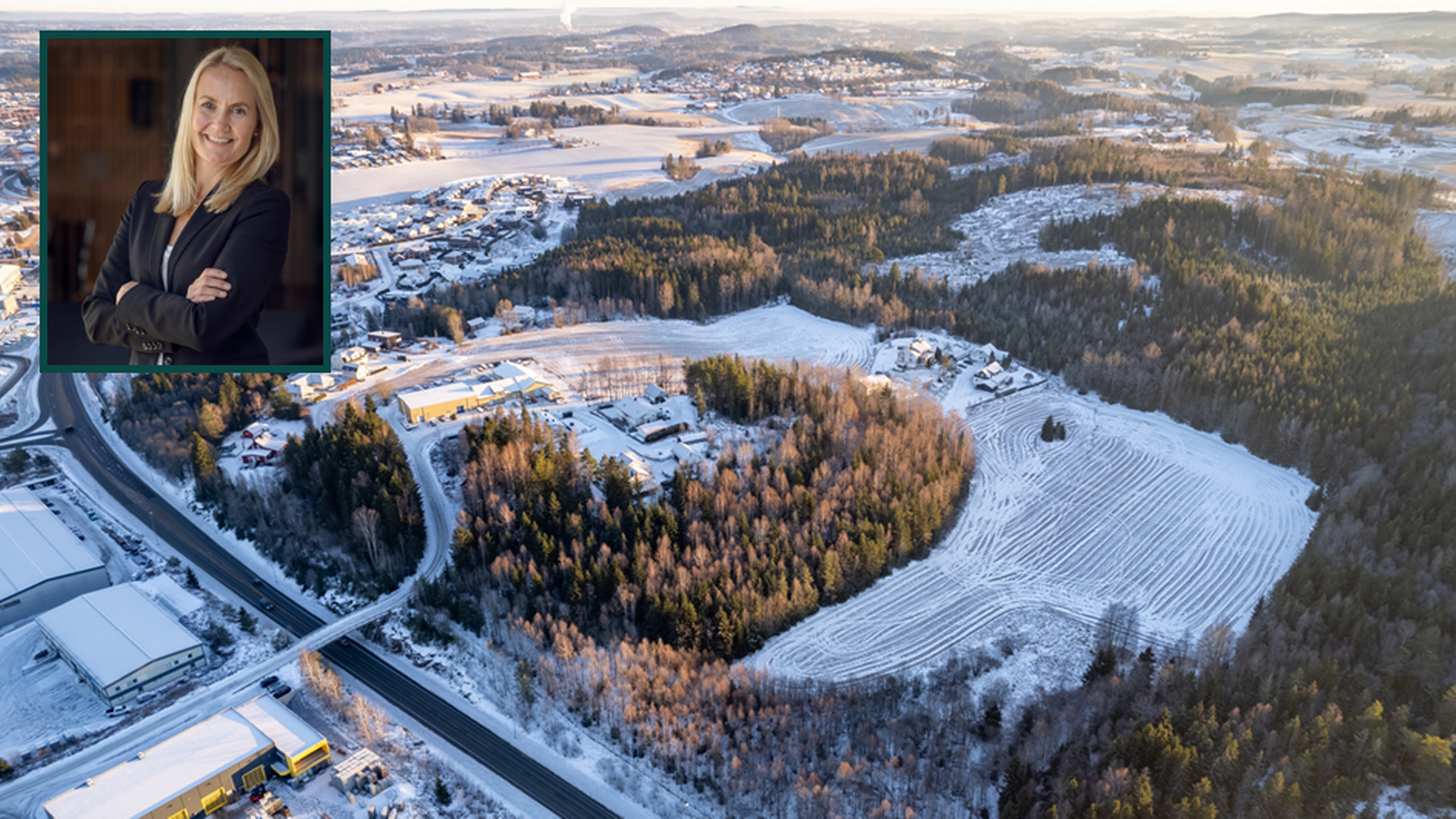 TOMTEKJØP: Wessel Eiendom landet kontrakten om utvikling og utbygging av boligområdet Tronstad.