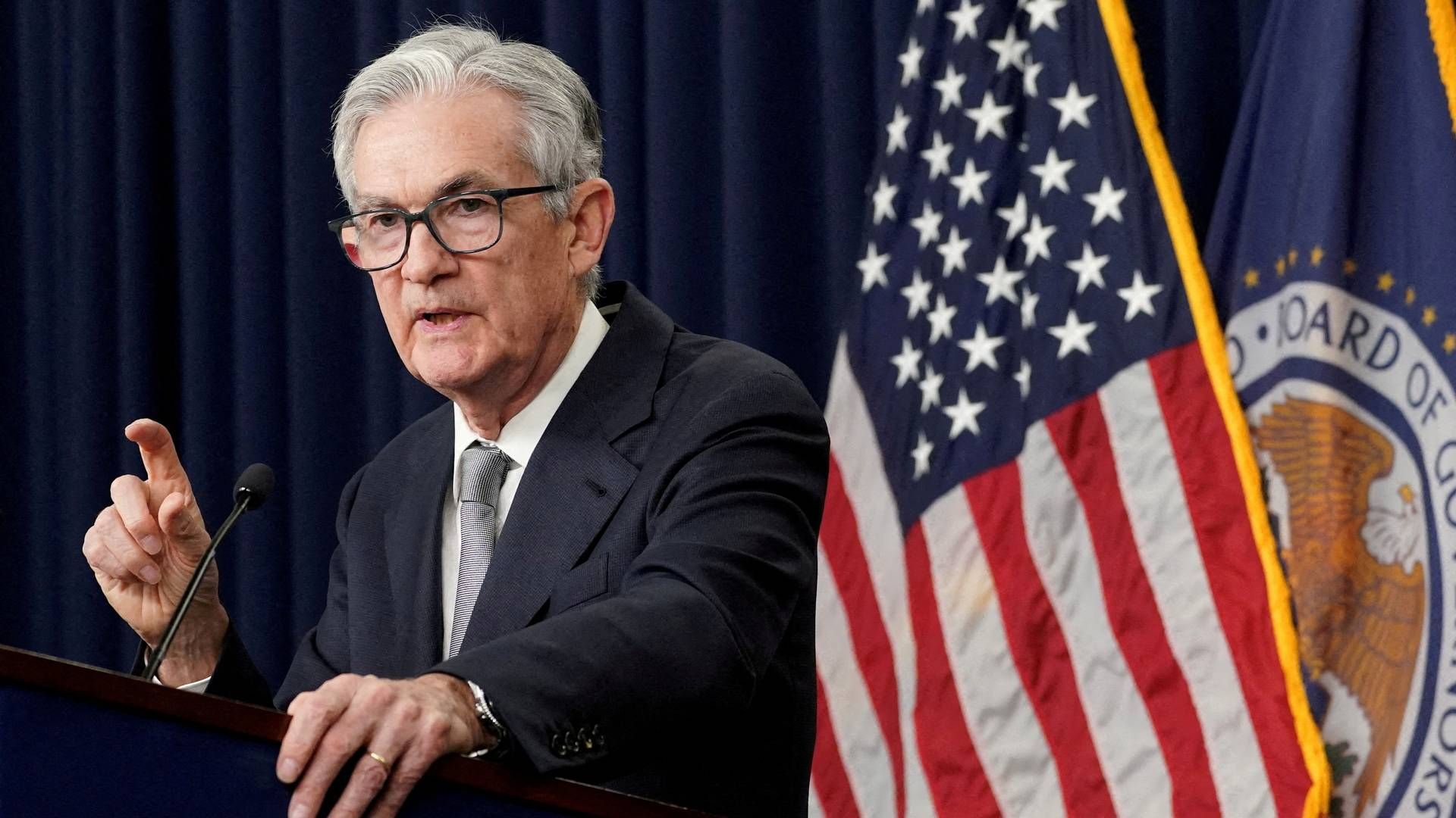 Formand for USA's centralbank Jerome Powell. | Foto: Kevin Lamarque/Reuters/Ritzau Scanpix