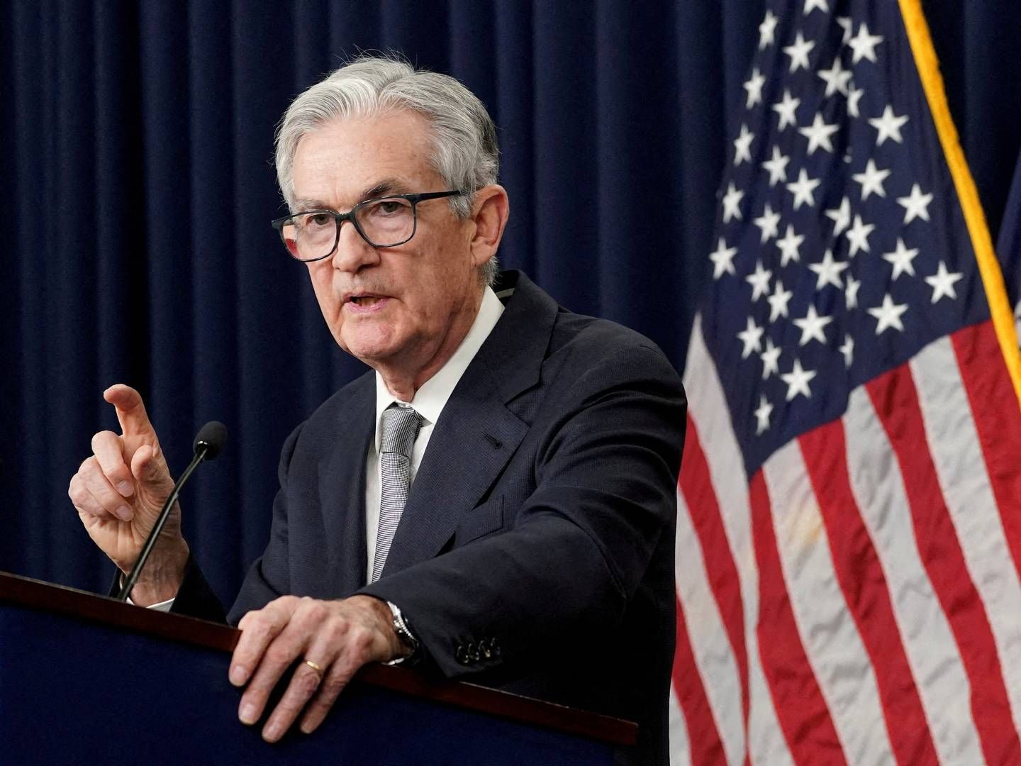 Formand for USA's centralbank Jerome Powell. | Foto: Kevin Lamarque/Reuters/Ritzau Scanpix