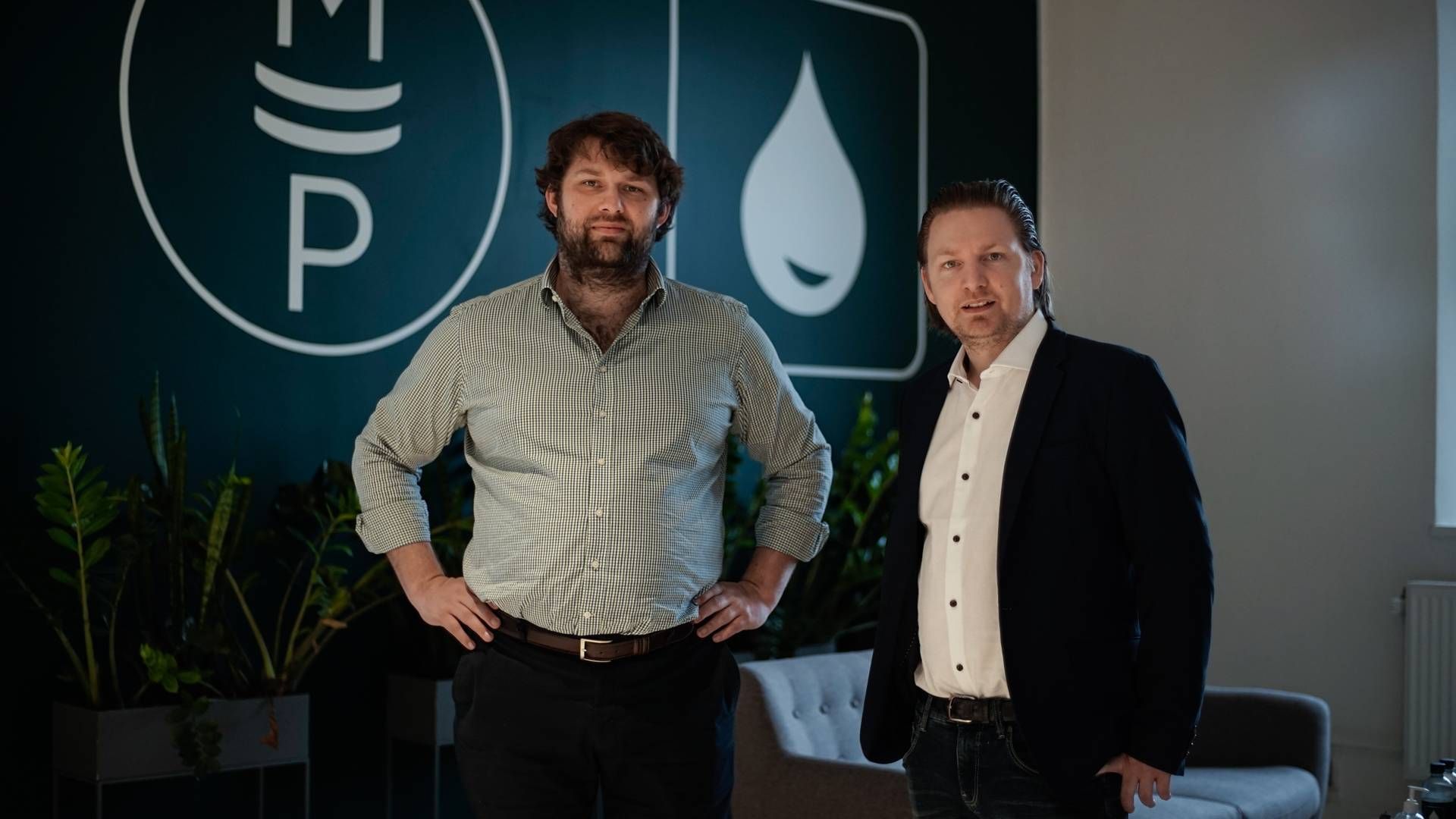 Theis Rinaldo Andersen, adm. direktør i Nordic Oily Waste, ses til venstre i billedet. | Foto: Nordic Oily Waste /pr