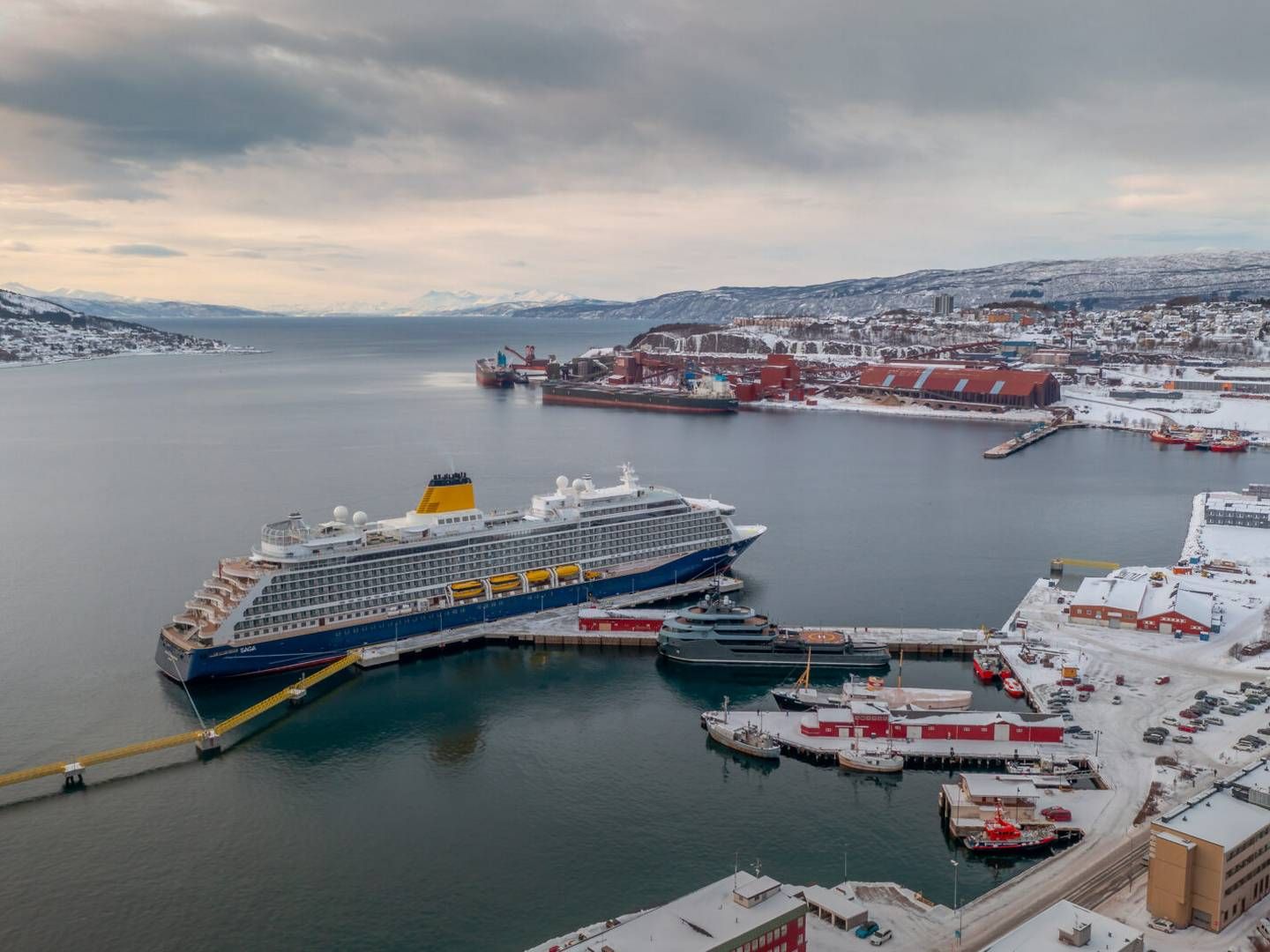 LANDSTRØMPARADOKSET: Narvik Havn mener det er paradoksalt at staten støtter prosjektet gjennom Enova-tilskudd, og samtidig sier nei til prosjektet gjennom Statnett. | Foto: Narvik Havn