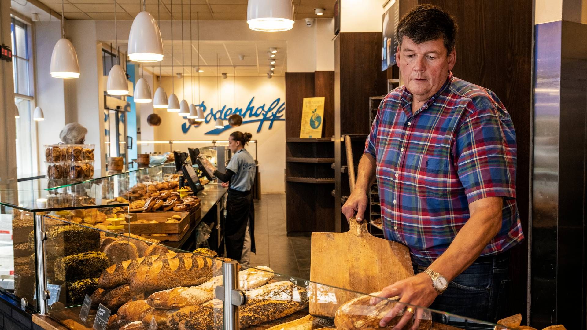 Bagermester Christian Bodenhoffdriver ti butikker rundt om i København. | Foto: Stine Bidstrup