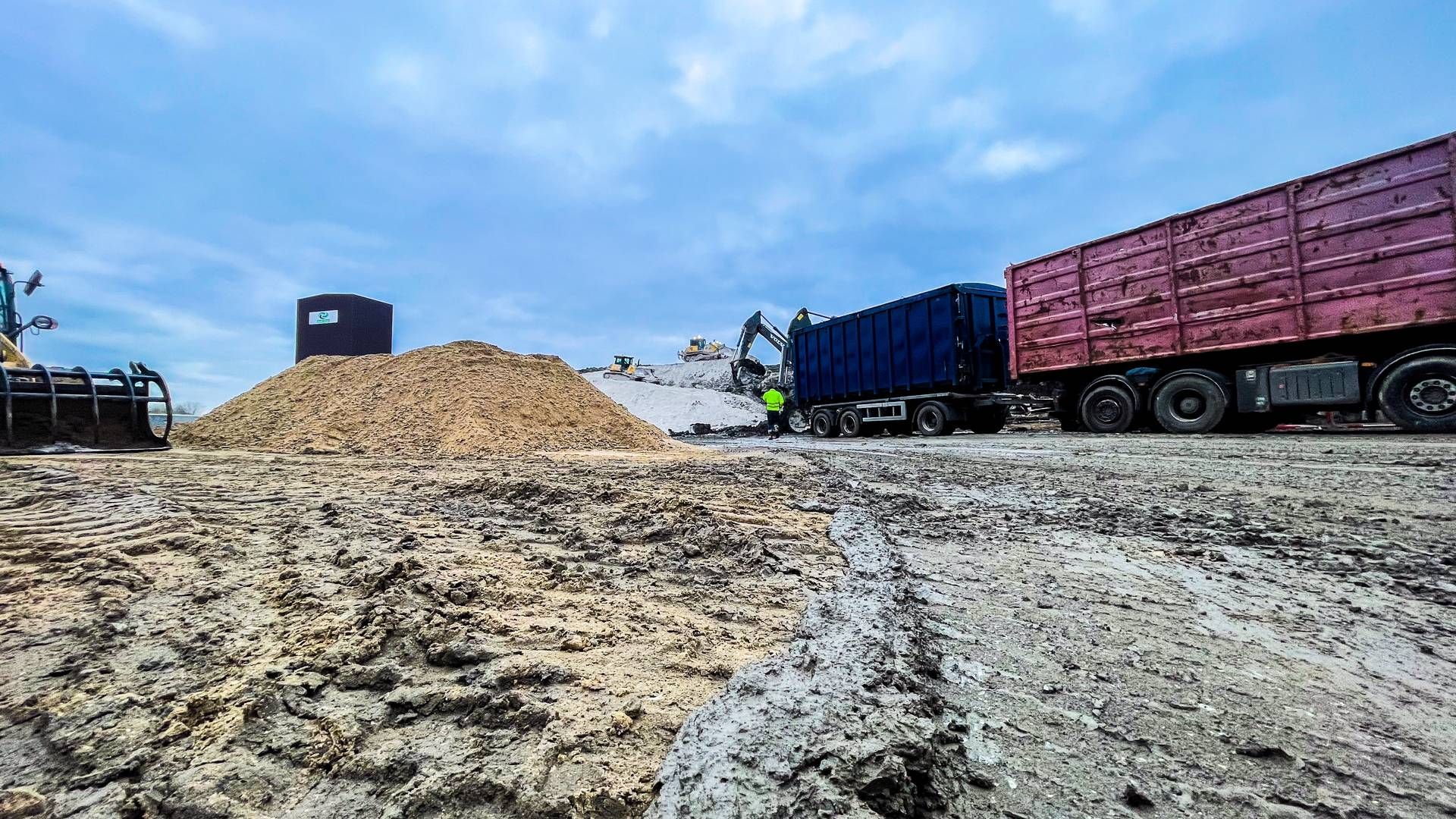 Nordic Waste forventer først at genoptage driften på den anden side af nytår efter at være blevet ramt af et jordskred. | Foto: Nordic Waste / Mikkel Wenzel Andreasen